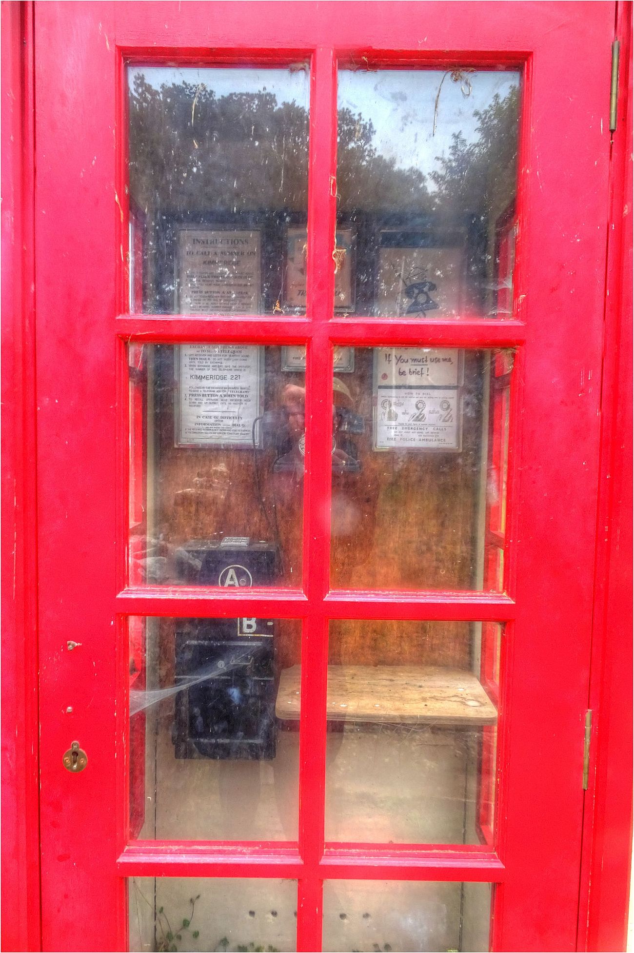 Pay telephone box, retro communication